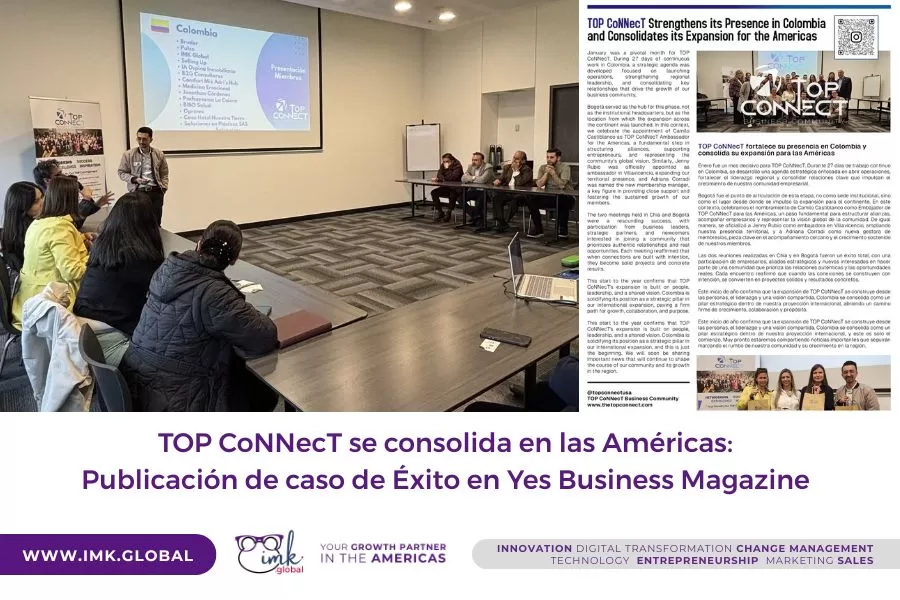 TOP CoNNecT se consolida en las Américas: Publicación de caso de Éxito en Yes Business Magazine